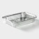 Foil form for baking and baking of the share, 1.1 l, 225 × 175 × 35 mm, 2 pcs/un