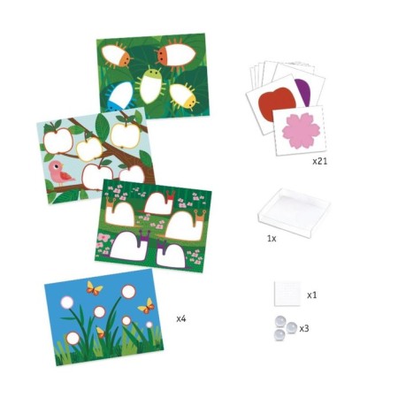 Djeco drawing set "in the garden"-1
