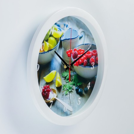 Wall watches, D-28 cm, kitchen, "autumn crop", silent-1