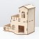 Rodent Castle, 16 x 24 x 23 cm