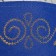 Bath cap with embroidery "Kazakhstani male cap with gold and blue patterns