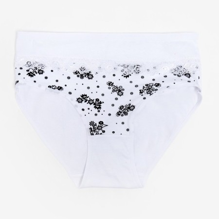 Credes of slips female collorista, white color, size 50-52