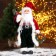 Santa Claus "In a red fur coat with a New Year's wreath" 24x45 cm