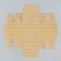 Box for sweets, confectionery packaging, 4 cells, "craft", 10.5 x 10.5 x 3.5 cm