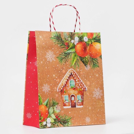 Gift Package "Gingerbread House" 26 x 32 x 12 cm