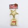 Award figure: star "1st place", gold, 16.5 x 6.3 cm, plastic