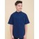 Hotgog shirt for boys, height 122 cm, dark blue color