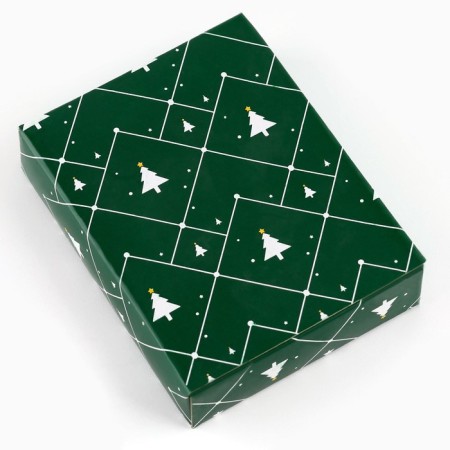 New Year! New Year's ceramic stand for a tea bag "Happiness", 6.5 x 6.8 cm, white color-2