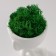 Kashpo concrete mini "Mr. Green" Ivazaru with moss white 5.5x6.5x6.5 cm (moss green stabil)