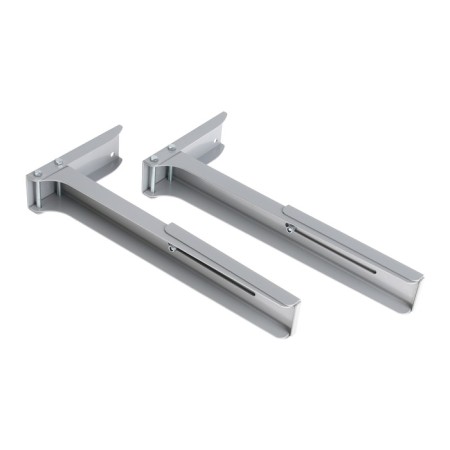 SL-02 bracket, for a microwave oven, adjustable, up to 40 kg, 313-413 mm, metallic, gray-2