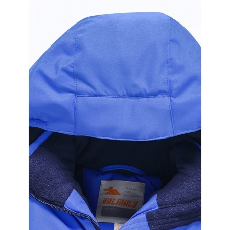 Ski costume for a boy, height 122 cm, blue color-6