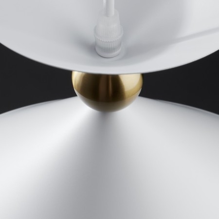 Suspended lamp Freya Fr5392PL-01W1 Moth, 350x350x1760 mm, E27, 1x60W, white color-10