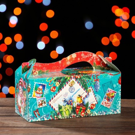 Gift box "New Year cards" 23 x 10 x 10 cm-1
