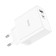 Network charger Hoco C113A, 1 Type-C, 1 USB, 65 W, PD + Qc, white