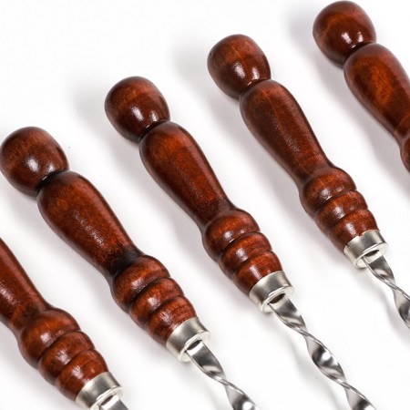 Set with skewers Gift "Shafran", 8 items, skewers 50cm-1