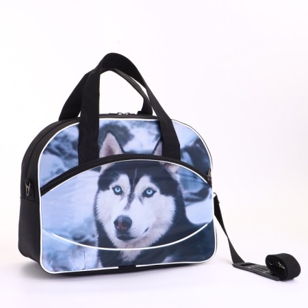 Small suitcase 20 ", a road bag with a zipper, black color-9