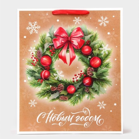 Laminated vertical "wreath", XL 40 × 49 × 19 cm-2