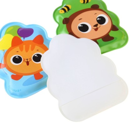 Bath toys "Circular. Color and objects »Book and finger theater, crumb I-8