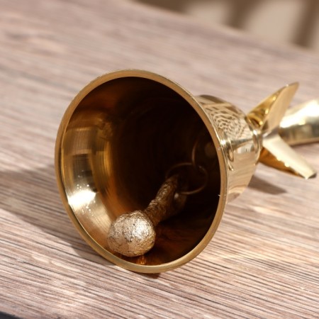 Bell "Dolphin" Brass 6x7.5x12.5 cm-3