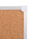 Combined board 60x90 cm, magnetic marker/cork, calligrata standard, in the aluminum frame