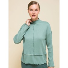 Female jumper, size 44, green color