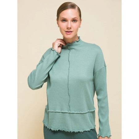 Female jumper, size 44, green color