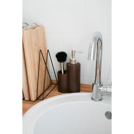 A dispenser for a detergent with a “minimum” brush, 400 ml, brown color-6