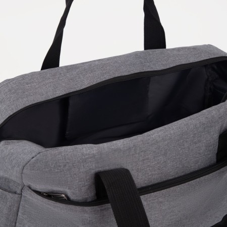 Road bag with lightning, 3 outer pockets, color gray color-2
