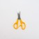 Baby scissors 13 cm, safe, with a fixer "Study at 5+"