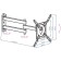 Kromax DIX-14 Black 15 "-42" Max.20kg, wall-moving rotary, moved 10047