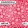 Sprinking confectionery with a soft center "Pearls", Pink, 1.5 kg