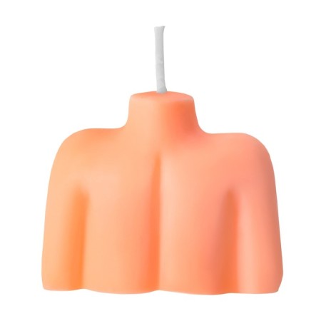 Candle Pecado BDSM "Women's Silhouette", Orange color, 49 g-2