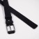 Male belt, width 4 cm, screw, buckle metal, black color