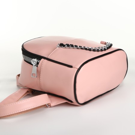 Women's backpack on lightning, pink color-3