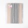 Braid decorative, metallized, 10 ± 1 m, 8 mm, silver color