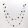 Garland "Christmas trees", length 4 m, silver color