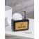 A dispenser for a detergent with a stand for the Savanna “Nature” sponge, 450 ml, black color