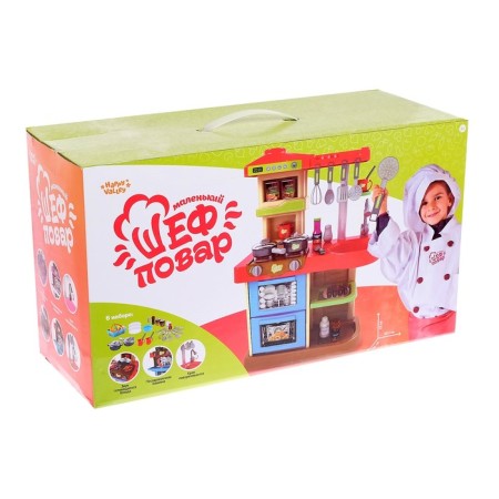 Game module kitchen "Little Shefish", light and sound effects-5