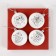 New Year's set for creativity. Christmas balls for coloring "New Year! Magic gift ", 4 pcs, d = 7cm