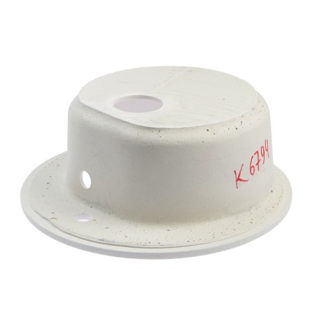 Kitchen is a kitchen from Zett Lab stone. 3/q7, d = 510 mm, depth 19 cm, matte, color cotton-2