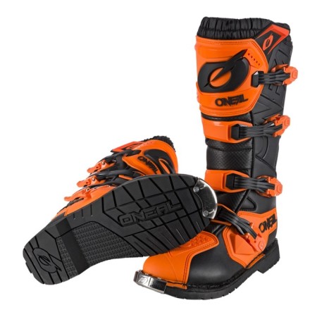 Cross motobots O’Neal Rider Pro, male, orange color, size 41-3