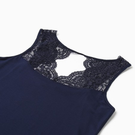 Night shirt female, blue color, size 44-5
