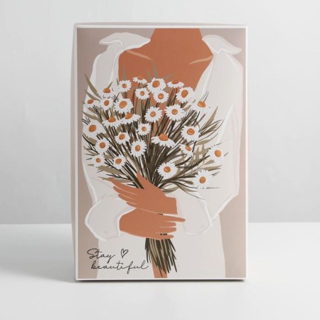 Gift folding box, packaging, "chamomile", 30 x 20 x 9 cm-3