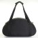 Sports bag with zipper, external pocket, black color/hack