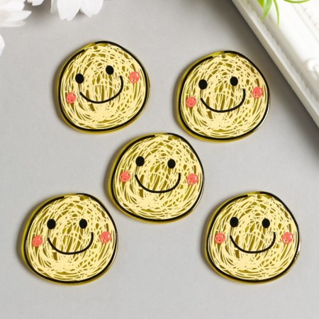 Decor for the work of acrylic "Karakuli. Smiley" 3.5x3.3 cm-1