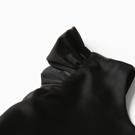 Dress Children's Minaku: Partydress, black color, height 110 cm-8