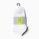 A set of shortened socks (2pcs) LB HYPE 451, white/black color, rn 36-41