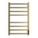 Electric towel "Dvin" L Plaza Neo, 800x500 mm, dimmer, golden matte