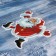 Glass Santa Claus Zadornoy Glass Red 18.5x15 cm