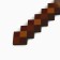 Souvenir weapon of the clock "Pixel", length 21.7 cm